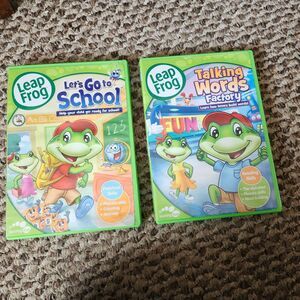 LeapFrog Let's Go to School & Talking Words Factory DVD Learning Set